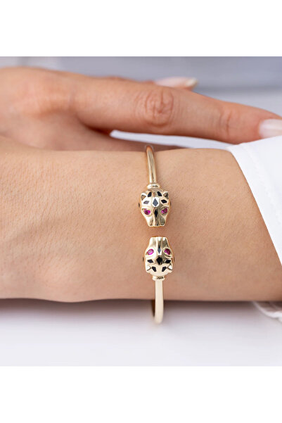 CETAŞ Panter 14 Ayar Altın Kelepçe