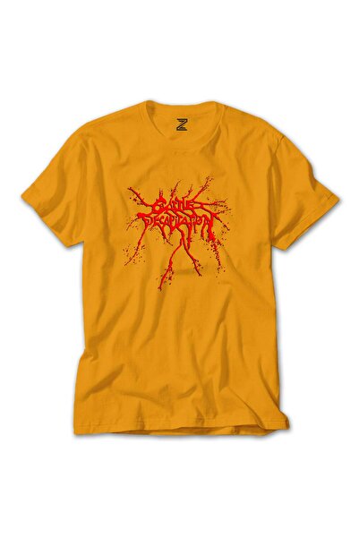 Megstill Cattle Decapitation Red Logo Red Tricou