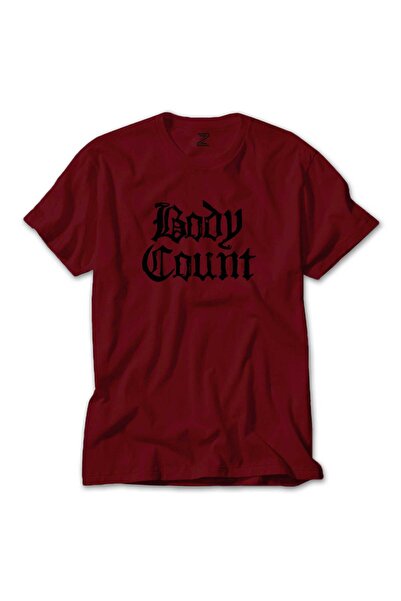 Megstill Body Count Merchandise Tricou colorat Culoare roșie Mărimea XL