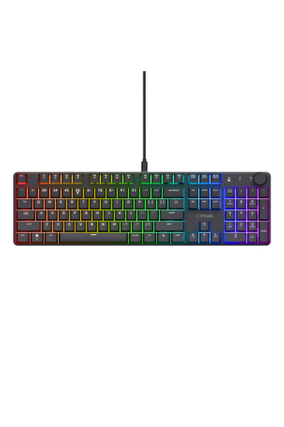 Trust Tastatura mecanica GXT 866 Torix cu fir, swtich linear (Negru)