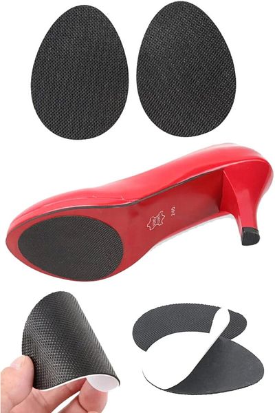 Kyrotech 2 Pairs of Anti-Slip Heeled Shoe Insoles, Fall and Anti-Slip Shoe Pads, Heel Protectors
