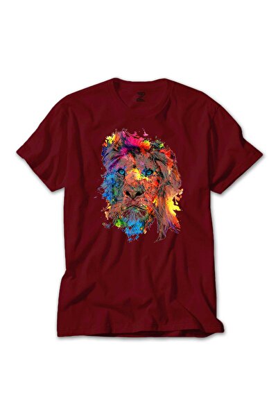 Megstill Μπλουζάκι Λιοντάρι Ουράνιο Τόξο Κόκκινο