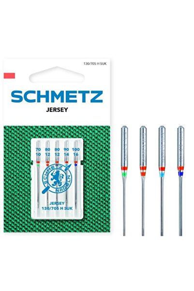 SCHMETZ Set combinat 5 ace de cusut tricot, Jersey, finete 70-80-90-100