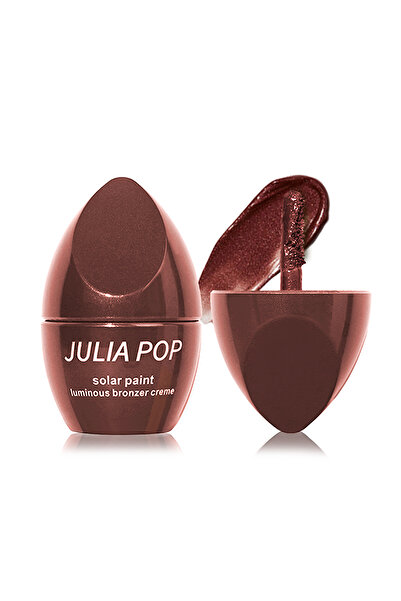 JULIA POP Face Contour Cream, Natural Matte Waterproof Luminous Bronzer Cream, Face Contour Illuminator Makeup