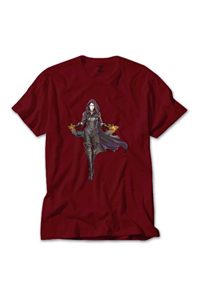 Megstill The Witcher Yennefer Red T-Shirt