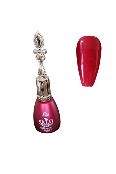 OLU NAİL Kalıcı Oje 15ml - Canlı Kırmızı - UV/LED Jel Tırnak Cilası