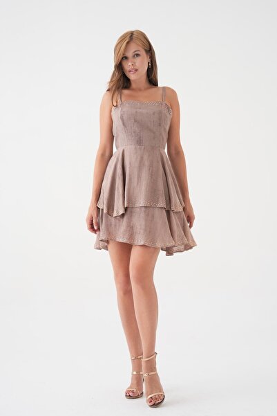 Yumey Strappy Layered Dress