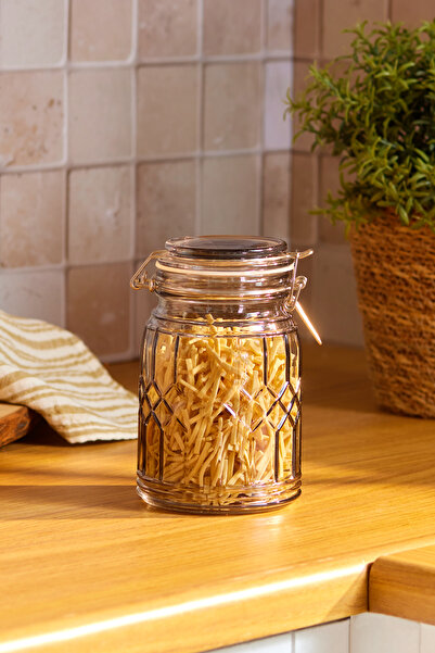 Karaca Storica Kilit Kapaklı Cam Kavanoz 700 ml