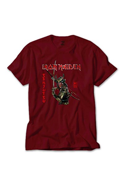 Generic Brand Tricou Iron Maiden Senjutsu Colorat Roșu Mărimea S