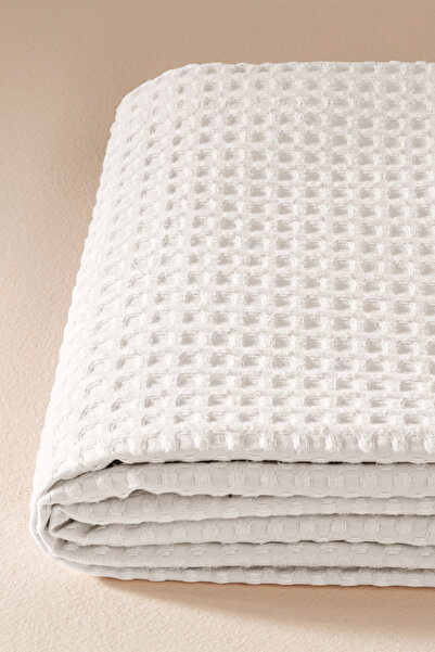 Penelope 100% Cotton Single Pique 160X220 cm White - Lia Series