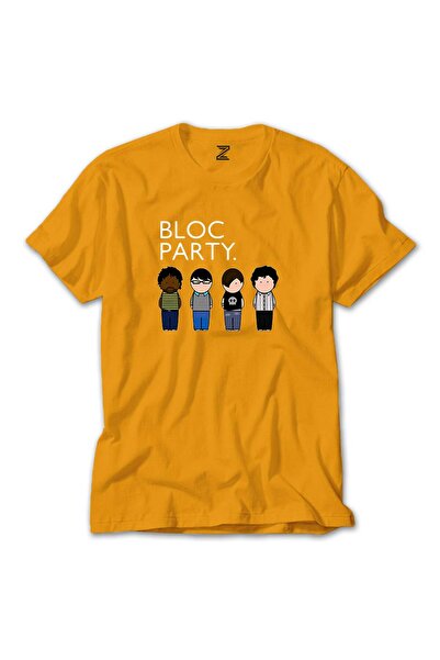 CrowsGate Μπλουζάκι Bloc Party Group σε κίτρινο χρώμα, μέγεθος 2XL