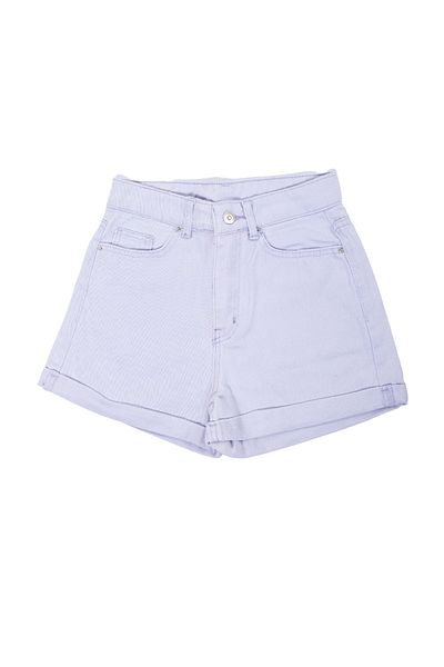 Bak Moda Chino Cut Gray Mini Shorts