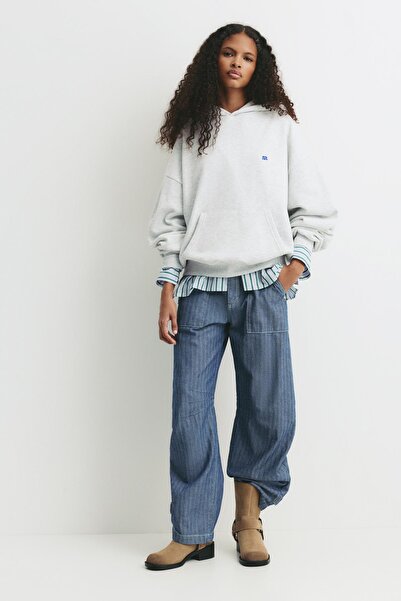 Pull & Bear Kapüşonlu Pacific Republic Sweatshirt