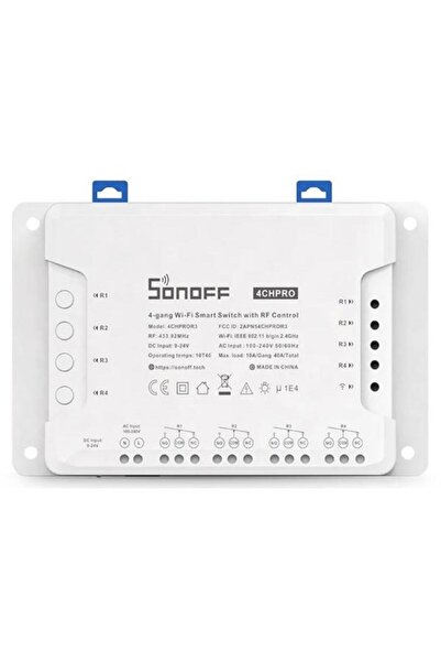 Sonoff 4CH Pro R3, Ασύρματο Ρελέ, 4 Κανάλια