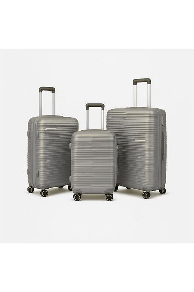ORAMI LIGHT WEIGHT UNBREAKABLE PP TROLLEY 3 PCS SET