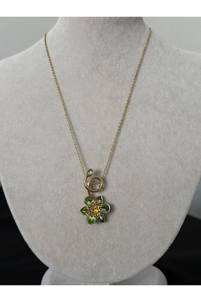 youngsem Idyllia Necklace |   Women's Flower Necklace |   Steel Necklace