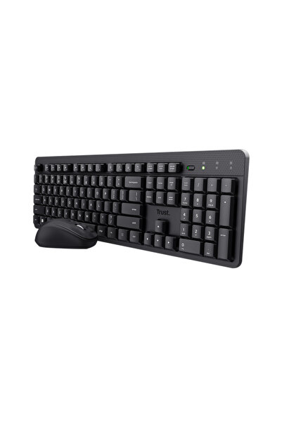 Trust Kit tastatura si mouse Wireless Ody II 25018, USB (Negru)
