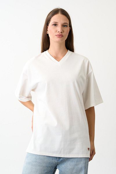ALEXANDERGARDI V-Neck Oversize T-Shirt (E24-742A-Wn)