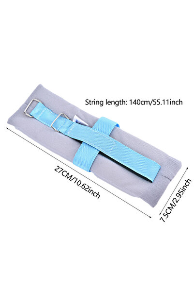 Choice1 حزام طبي رمادي لتثبيت الأطراف، حزام تثبيت معصم وكاحل المريض طريح الفر...