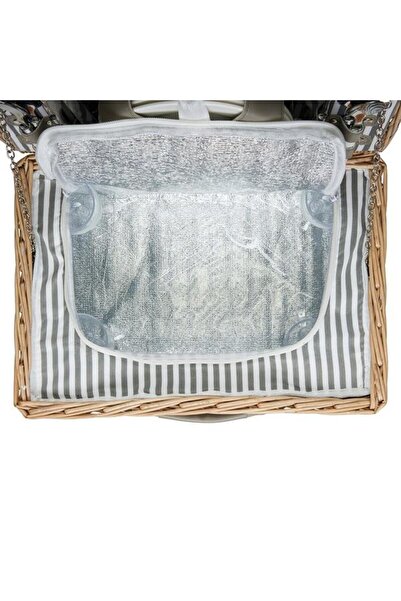 LİVOO Picnic Basket for 4 People SEP144