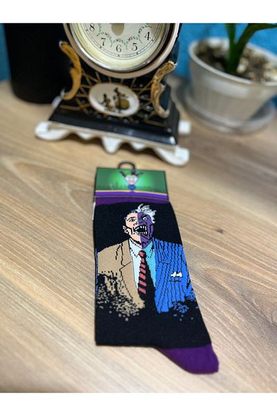 ÜNLÜ ÇORAP Printed Design Socks Joker