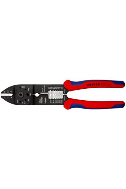 Knipex Clește de sertizat, KNIPEX, 97 21 215, oțel special, lungime 230 mm