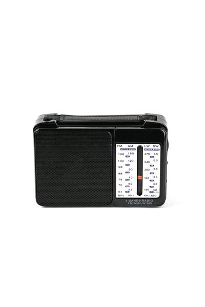 FOXMAG24 Portable radio, FM/AM/LW/SW, 4 bands, volume control, strap, telescopic antenna, battery/cable