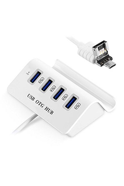 HOPE R USB2.0 OTG HUB, 4 ports, Multi-function Splitter, Smartphone Dock, Activity and Charging LED