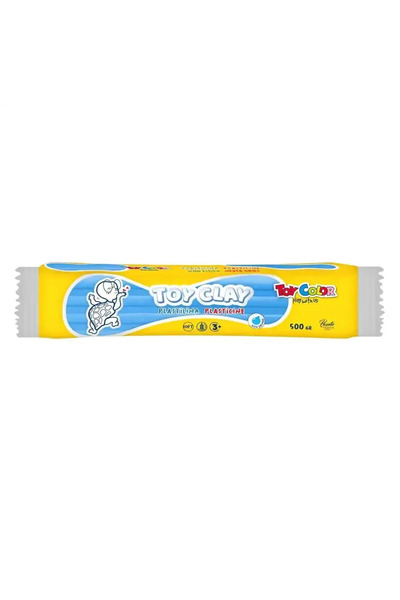 Toy Color Plasticine Non-Drying and Gluten-Free Play Dough 500 Gr Light Blue 1009.015