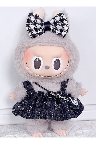 Raffine 3-Pieces Labubu Multicolor Dolls Clothes Accessories Casual Style Outfit for Pretend Play Doll Clot