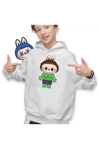 OEM Labubu Hulk Kids Boys Sweatshirt