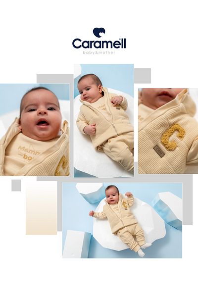 Caramell 100% Cotton Baby Boy 3-Piece Knitwear Set