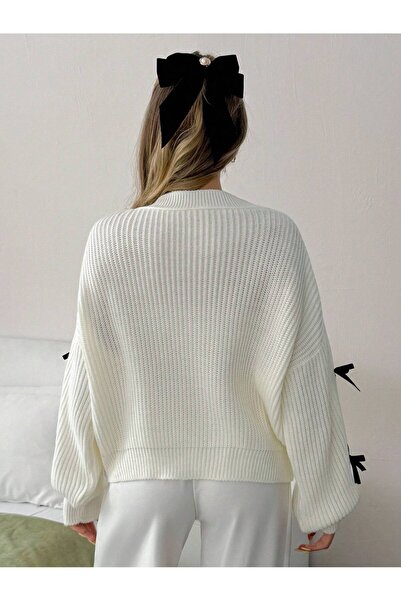 hidafashion CARDIGAN DETALAT CU RIBBON