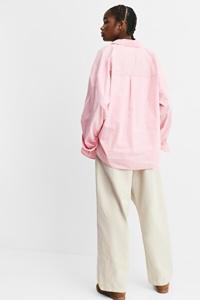 Pull & Bear Ketenli Kumaş Pantolon