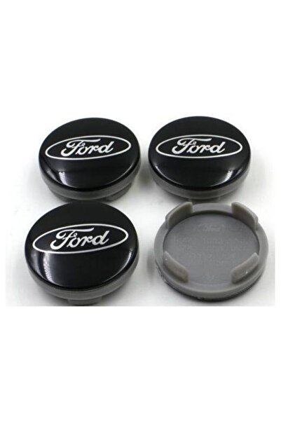 Autohelix MSA Set de 4 capace roți 54mm NEGRE, Ford Focus/Mondeo/Kuga, pentru jante din aliaj