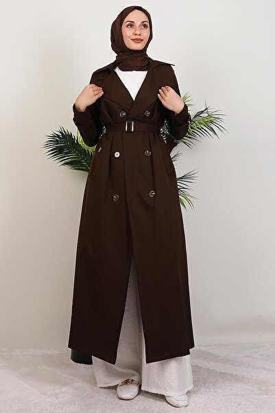 giz astore Terra Trençkot Acı Kahve