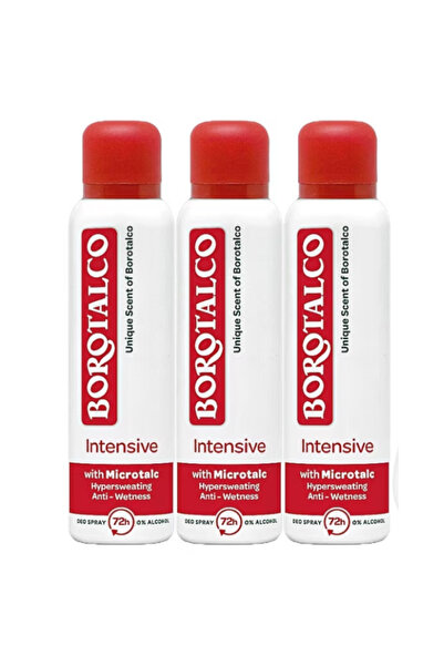 Borotalco : 3 x Antiperspirant spray Intensive, 150 ml