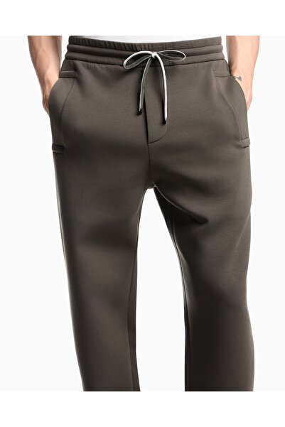 Emporio Armani Erkek Logolu Arka Cepli İpli Yeşil Pantolon 8N1P92 1JHSZ-U8120