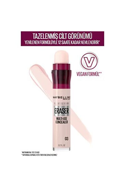 Maybelline New York Instant Anti Age Eraser Kapatıcı No: 03 Fair