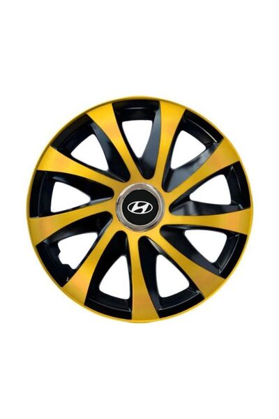 Autohelix MSA Set de 4 capace de jantă Drift extra gold R15 pentru gama auto ...