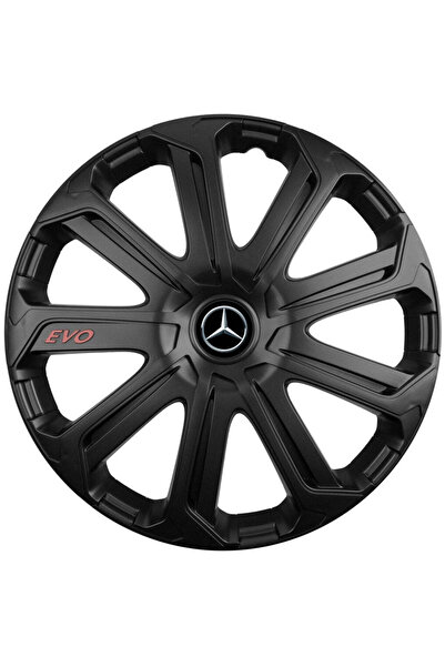 Autohelix MSA Set de 4 capace de roți Evo negre R15, pentru Mercedes