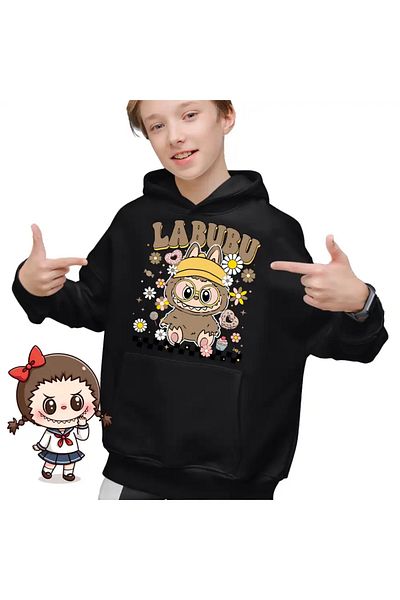OEM Labubu Nerd Power Kids Boys Sweatshirt