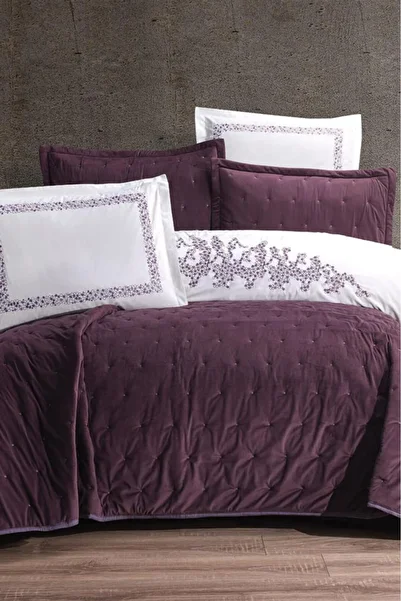 Çeyiz Diyarı Dowry Land Stella 10 Piece Dowry Set Plum