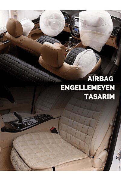 Oto Çizgi Set de 8 perne pentru scaune ortopedice pentru mașină și husă compa...