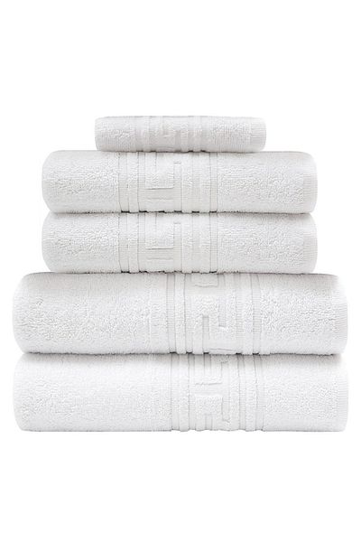 Quasar & Co. Set 5 Hotel Towels Quasar & Co., 100% Cotton, 600 g/m², White