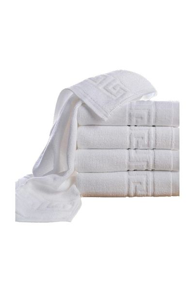 RALEX PUCIOASA Set 5 towels 100% cotton, Greek Border, 70x140cm