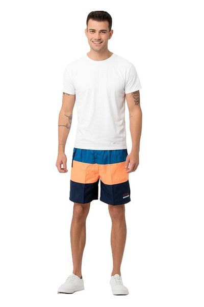 Oppland Men's Swim Shorts with Elastic Waist and Lace-Up Pockets Mesh Lining Water Repellent Opeds26Stnmod32