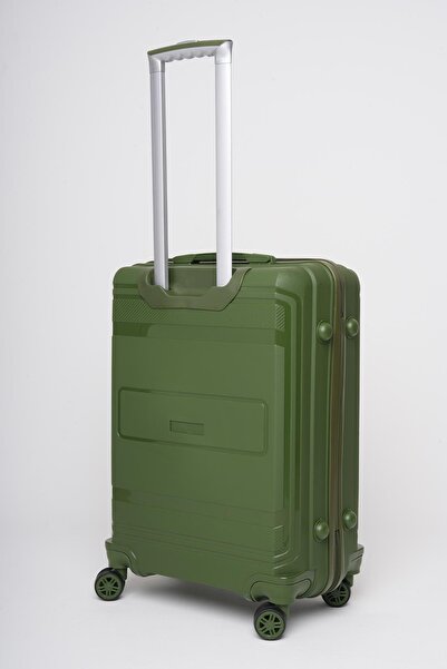 Travel POLO Orta Boy Kırılmaz Valiz Haki 1017