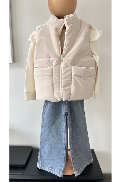 atelier alpi Kız Çocuk Şişme Yelekli 3'lü Takım