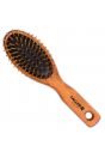 Keller Small Oval Wooden Hairbrush for All Hair Types